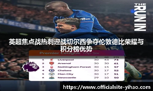 英超焦点战热刺迎战切尔西争夺伦敦德比荣耀与积分榜优势